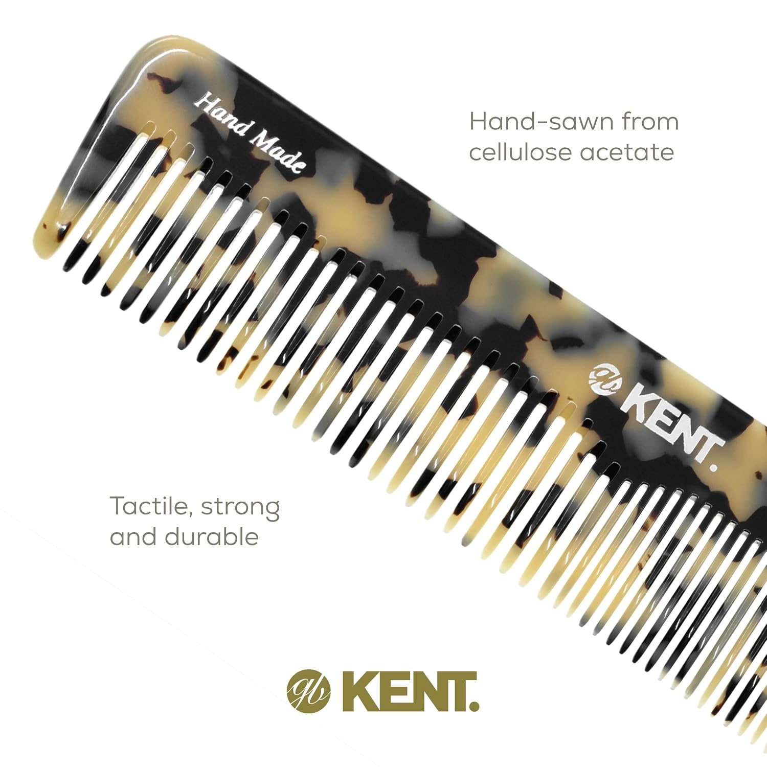 image:imageKent 16T TW Fine and Wide Tooth for Daily GroomingHandmade Styling Comb for All Hair TypesWet or Dry Hair Detangling Comb for Men and WomenSaw Cut Hand PolishedMade in EnglandWhite Tokyo