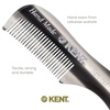 image:imageKENT 81T Handmade Beard Mustache Comb  Extra Small Mini Fine Toothed Beard and Moustache Combs Pocket Size for Facial Hair Grooming HandMade SawCut amp PolishedMade In EnglandGraphite