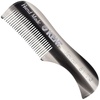 image:imageKENT 81T Handmade Beard Mustache Comb  Extra Small Mini Fine Toothed Beard and Moustache Combs Pocket Size for Facial Hair Grooming HandMade SawCut amp PolishedMade In EnglandGraphite