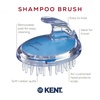 image:imageKENT SH1 BLU Scalp Scrubber Hair Brush amp Scalp Exfoliator with 42 Soft Rubber Bristles for Distributing Shampoo and Conditioner Shower Scalp Massage Tool3 Pack