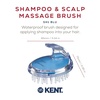 image:imageKENT SH1 BLU Scalp Scrubber Hair Brush amp Scalp Exfoliator with 42 Soft Rubber Bristles for Distributing Shampoo and Conditioner Shower Scalp Massage Tool3 Pack