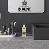 image:imageKENT VSB1 Small Black Plastic Shaving Brush Stand for Self Adhesive Hang Drying Shave Brush Essential Part of Any Mens Shaving Kit Shaving Brush Holder Extends Natural Bristle Shaving Brushes LifeLarge White