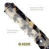image:imageKent 82T Handmade Folding Pocket Comb for Men Fine Tooth Hair Comb Straightener for Everyday Grooming Styling Hair Beard or Mustache Use Dry or with Balms Saw Cut Hand Polished Made in EnglandWhite Tokyo