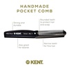 image:imageKent 82T Handmade Folding Pocket Comb for Men Fine Tooth Hair Comb Straightener for Everyday Grooming Styling Hair Beard or Mustache Use Dry or with Balms Saw Cut Hand Polished Made in EnglandCombo