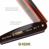 image:imageKent 82T Handmade Folding Pocket Comb for Men Fine Tooth Hair Comb Straightener for Everyday Grooming Styling Hair Beard or Mustache Use Dry or with Balms Saw Cut Hand Polished Made in EnglandTortoiseshell