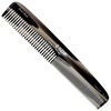 image:imageKent 9T Black Graphite Fine Tooth and Wide Tooth Detangler Comb  Large Handmade Dressing Comb for Wet Hair and Durable Grooming Hand Polished SawCut Made in EnglandGraphite