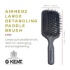 image:imageKent AH8G Airhedz Medium Fat Pins Cushion Paddle Brush  Scalp Massaging Detangler for Thick Curly Hair Promotes Growth Gentle on Scalp Smooths and Styles Ideal for Daily Use Comfort Grip HandleAHP6G