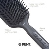 image:imageKent AH8G Airhedz Medium Fat Pins Cushion Paddle Brush  Scalp Massaging Detangler for Thick Curly Hair Promotes Growth Gentle on Scalp Smooths and Styles Ideal for Daily Use Comfort Grip HandleAHP8G