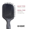 image:imageKent AH8G Airhedz Medium Fat Pins Cushion Paddle Brush  Scalp Massaging Detangler for Thick Curly Hair Promotes Growth Gentle on Scalp Smooths and Styles Ideal for Daily Use Comfort Grip HandleAHP8G