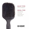 image:imageKent AH8G Airhedz Medium Fat Pins Cushion Paddle Brush  Scalp Massaging Detangler for Thick Curly Hair Promotes Growth Gentle on Scalp Smooths and Styles Ideal for Daily Use Comfort Grip HandleAH13G