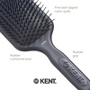 image:imageKent AH8G Airhedz Medium Fat Pins Cushion Paddle Brush  Scalp Massaging Detangler for Thick Curly Hair Promotes Growth Gentle on Scalp Smooths and Styles Ideal for Daily Use Comfort Grip HandleAHP9G