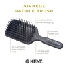 image:imageKent AH8G Airhedz Medium Fat Pins Cushion Paddle Brush  Scalp Massaging Detangler for Thick Curly Hair Promotes Growth Gentle on Scalp Smooths and Styles Ideal for Daily Use Comfort Grip HandleAHP6G