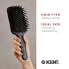 image:imageKent AH8G Airhedz Medium Fat Pins Cushion Paddle Brush  Scalp Massaging Detangler for Thick Curly Hair Promotes Growth Gentle on Scalp Smooths and Styles Ideal for Daily Use Comfort Grip HandleAHP6G