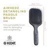 image:imageKent AH8G Airhedz Medium Fat Pins Cushion Paddle Brush  Scalp Massaging Detangler for Thick Curly Hair Promotes Growth Gentle on Scalp Smooths and Styles Ideal for Daily Use Comfort Grip HandleAHP9G