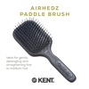 image:imageKent AH8G Airhedz Medium Fat Pins Cushion Paddle Brush  Scalp Massaging Detangler for Thick Curly Hair Promotes Growth Gentle on Scalp Smooths and Styles Ideal for Daily Use Comfort Grip HandleAHP9G