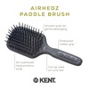 image:imageKent AH8G Airhedz Medium Fat Pins Cushion Paddle Brush  Scalp Massaging Detangler for Thick Curly Hair Promotes Growth Gentle on Scalp Smooths and Styles Ideal for Daily Use Comfort Grip HandleAHP8G