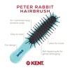 image:imageKent ARTH1 Baby Hair Brush Hair Brush for Kids Small Brushes for Hair and Travel Brush Hair Detangler with NonScratch Nylon Bristles for Gentle Detangling Arthedz Mischievous Cats PatternPeter Rabbit