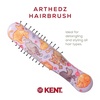 image:imageKent ARTH1 Baby Hair Brush Hair Brush for Kids Small Brushes for Hair and Travel Brush Hair Detangler with NonScratch Nylon Bristles for Gentle Detangling Arthedz Mischievous Cats PatternMischievous Cats
