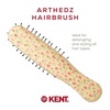 image:imageKent ARTH1 Baby Hair Brush Hair Brush for Kids Small Brushes for Hair and Travel Brush Hair Detangler with NonScratch Nylon Bristles for Gentle Detangling Arthedz Mischievous Cats PatternHearts N Roses