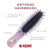 image:imageKent ARTH1 Baby Hair Brush Hair Brush for Kids Small Brushes for Hair and Travel Brush Hair Detangler with NonScratch Nylon Bristles for Gentle Detangling Arthedz Mischievous Cats PatternMischievous Cats