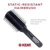 image:imageKent AS8 Anti Static Hair Brush Travel Brush Small Hair Brush for Smoothing Straightening and Curling Short or Medium Hair 7Row Mini Hairbrush Anti Static for Hair Frizz Free Brush Made in England7 Row
