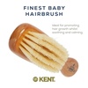 image:imageKent BA10 Newborn Baby Hair Brush with Soft 100 Pure White Natural Bristle Cradle Cap Hairbrush for Infant Toddler and Kids with Cherrywood Base Encourages Growth and Shine Made in EnglandBA10