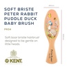 image:imageKent BA10 Newborn Baby Hair Brush with Soft 100 Pure White Natural Bristle Cradle Cap Hairbrush for Infant Toddler and Kids with Cherrywood Base Encourages Growth and Shine Made in EnglandPR04