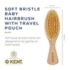 image:imageKent BA10 Newborn Baby Hair Brush with Soft 100 Pure White Natural Bristle Cradle Cap Hairbrush for Infant Toddler and Kids with Cherrywood Base Encourages Growth and Shine Made in EnglandBA29