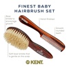 image:imageKent BA10 Newborn Baby Hair Brush with Soft 100 Pure White Natural Bristle Cradle Cap Hairbrush for Infant Toddler and Kids with Cherrywood Base Encourages Growth and Shine Made in EnglandBA30