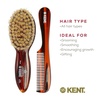 image:imageKent BA10 Newborn Baby Hair Brush with Soft 100 Pure White Natural Bristle Cradle Cap Hairbrush for Infant Toddler and Kids with Cherrywood Base Encourages Growth and Shine Made in EnglandBA30