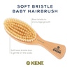 image:imageKent BA10 Newborn Baby Hair Brush with Soft 100 Pure White Natural Bristle Cradle Cap Hairbrush for Infant Toddler and Kids with Cherrywood Base Encourages Growth and Shine Made in EnglandPR04
