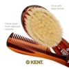 image:imageKent BA10 Newborn Baby Hair Brush with Soft 100 Pure White Natural Bristle Cradle Cap Hairbrush for Infant Toddler and Kids with Cherrywood Base Encourages Growth and Shine Made in EnglandBA30