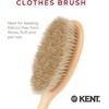 image:imageKent CS1B Clothes Brush Fabric Lint Remover for Cotton Wool Suede and Silk Pure Black Bristles Handcrafted Two Tone Cherrywood Veneer Remover for Dust Fluff and pet Hair Made in EnglandOTHH1