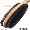 image:imageKent CS1B Clothes Brush Fabric Lint Remover for Cotton Wool Suede and Silk Pure Black Bristles Handcrafted Two Tone Cherrywood Veneer Remover for Dust Fluff and pet Hair Made in EnglandCC20