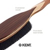 image:imageKent CS1B Clothes Brush Fabric Lint Remover for Cotton Wool Suede and Silk Pure Black Bristles Handcrafted Two Tone Cherrywood Veneer Remover for Dust Fluff and pet Hair Made in EnglandCR8