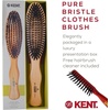 image:imageKent CS1B Clothes Brush Fabric Lint Remover for Cotton Wool Suede and Silk Pure Black Bristles Handcrafted Two Tone Cherrywood Veneer Remover for Dust Fluff and pet Hair Made in EnglandCC20