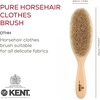 image:imageKent CS1B Clothes Brush Fabric Lint Remover for Cotton Wool Suede and Silk Pure Black Bristles Handcrafted Two Tone Cherrywood Veneer Remover for Dust Fluff and pet Hair Made in EnglandOTHH1