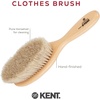 image:imageKent CS1B Clothes Brush Fabric Lint Remover for Cotton Wool Suede and Silk Pure Black Bristles Handcrafted Two Tone Cherrywood Veneer Remover for Dust Fluff and pet Hair Made in EnglandOTHH1