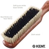 image:imageKent CS1B Clothes Brush Fabric Lint Remover for Cotton Wool Suede and Silk Pure Black Bristles Handcrafted Two Tone Cherrywood Veneer Remover for Dust Fluff and pet Hair Made in EnglandCP6