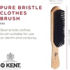 image:imageKent CS1B Clothes Brush Fabric Lint Remover for Cotton Wool Suede and Silk Pure Black Bristles Handcrafted Two Tone Cherrywood Veneer Remover for Dust Fluff and pet Hair Made in EnglandCG1