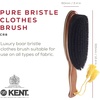 image:imageKent CS1B Clothes Brush Fabric Lint Remover for Cotton Wool Suede and Silk Pure Black Bristles Handcrafted Two Tone Cherrywood Veneer Remover for Dust Fluff and pet Hair Made in EnglandCR8