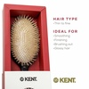 image:imageKent CSGS Classic Shine Small Oval Cushion Straightening Brush and Hair Detangler Natural White Boar Bristle Hair Brush Shine Hair Brush and Scalp Scrubber for MidLength Fine or Thinning HairLarge