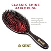 image:imageKent CSML 9 Classic Shine Large Oval Cushion Straightening Brush  Natural Boar Bristle Hairbrush with Nylon Quills  Shine Hair Brush and Scalp Brush for Medium to Thick Hair  Hair Brush CleanerMedium