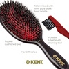 image:imageKent CSML 9 Classic Shine Large Oval Cushion Straightening Brush  Natural Boar Bristle Hairbrush with Nylon Quills  Shine Hair Brush and Scalp Brush for Medium to Thick Hair  Hair Brush CleanerLarge