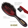 image:imageKent CSML 9 Classic Shine Large Oval Cushion Straightening Brush  Natural Boar Bristle Hairbrush with Nylon Quills  Shine Hair Brush and Scalp Brush for Medium to Thick Hair  Hair Brush CleanerSmall