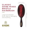 image:imageKent CSML 9 Classic Shine Large Oval Cushion Straightening Brush  Natural Boar Bristle Hairbrush with Nylon Quills  Shine Hair Brush and Scalp Brush for Medium to Thick Hair  Hair Brush CleanerLarge