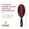 image:imageKent CSML 9 Classic Shine Large Oval Cushion Straightening Brush  Natural Boar Bristle Hairbrush with Nylon Quills  Shine Hair Brush and Scalp Brush for Medium to Thick Hair  Hair Brush CleanerMedium