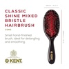 image:imageKent CSML 9 Classic Shine Large Oval Cushion Straightening Brush  Natural Boar Bristle Hairbrush with Nylon Quills  Shine Hair Brush and Scalp Brush for Medium to Thick Hair  Hair Brush CleanerSmall
