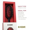 image:imageKent CSML 9 Classic Shine Large Oval Cushion Straightening Brush  Natural Boar Bristle Hairbrush with Nylon Quills  Shine Hair Brush and Scalp Brush for Medium to Thick Hair  Hair Brush CleanerMedium