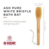 image:imageKent FD5 Beechwood Wood Long Handle Shower Bath Body Brush for Skin Exfoliate and Massage 100 Boar Bristles Best Back Body Foot and Leg Scrubber Brushing for Wet and Dry Body Made in EnglandFD5